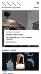 Mobile Screenshot of kunsthalle-goeppingen.de