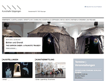 Tablet Screenshot of kunsthalle-goeppingen.de